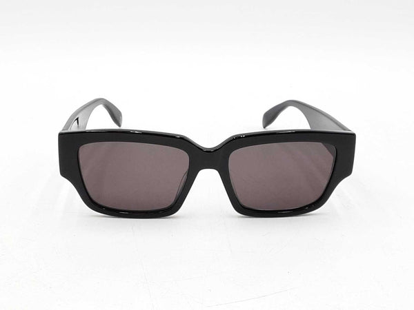 Alexander Mcqueen Graffiti Print Black Acetate Sunglasses Fw0925crdu