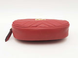 Gucci Gg Marmont Red Leather Belt Bag Sd0325wrzsa