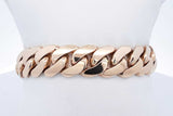 10k Yellow Gold Cuban Link Bracelet 88.2 Grams 8 Inch Eb0626pcxzde