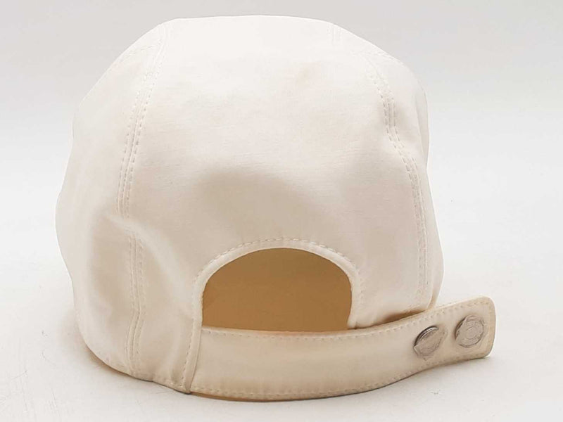 Hermes Davis Emile White Hat Size Medium Aa1125wrzsa