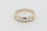 0.75cttw Diamond Ring In 18k Yellow Gold 4.9 Grams Size 6.75 Eb1026porsa