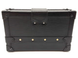 Louis Vuitton Black Epi Leather Petite Malle Crossbody Clutch Bag Do0825olcrde