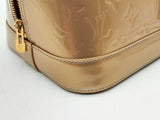 Louis Vuitton Alma Gm Vernis Beige Handbag Aa0525pzxsa