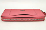 Coach Pink Leather Zip Around Wallet Eb0125wxsa