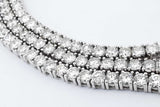 27.8cttw Diamond Tennis Necklace 14k White Gold 54.6 Grams 22 Inch Eb1225cxxzsa