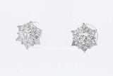 0.5cttw Diamond Stud Screwback Earrings In 14k White Gold 2 Grams Eb0826wxzsa