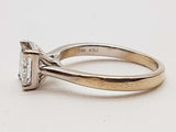 1.0 Cttw Diamond 14k White Gold 3.5g Ring Size 7 Do1224sxzde