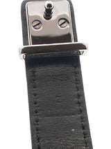 Louis Vuitton Slim Bracelet In Monogram Eclipse Coated Canvas 8 Inch Fw0326loxdu