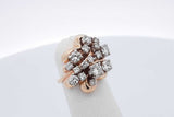 1.19cttw Diamond Ring In 14k Yellow Gold 7.7 Grams Size 3 Eb0726loxzdu