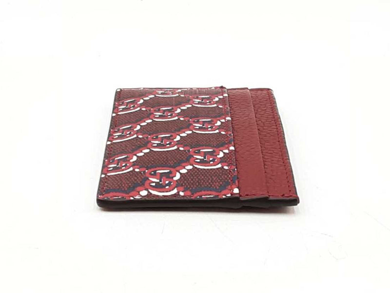 Gucci Card Holder Wallet In Gg Shadow Coated Canvas Fw0825lzxdu