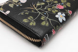 Gucci Flora Knight Floral Print Leather Zip Around Wallet Eb0526lcrsa