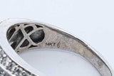 1.83cttw Diamond Ring In 14k White Gold 7.4 Grams Size 9.25 Eb0226exzde