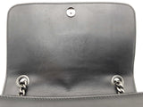 Prada Studded Black White Vitello Leather Flap Chain Crossbody Bag Do0426rrxde