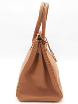 Hermes Birkin 30 Gold Brown Epsom Gold Hardware Handbag Do1225lprxzde