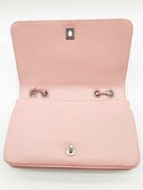 Chanel Flapbag Light Pink Leather Studded Chevron Shoulder Bag Do0924ooxzde