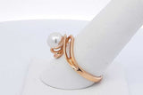 Pearl Ring In 14k Yellow Gold 3.3 Grams Size 9 Eb0925llxdu