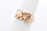 14k Yellow Gold Nugget Ring 8.1 Grams Size 5.75 Eb0926prxsa