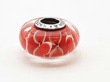 Pandora Red Koinobori Murano Glass 0.925 Silver 2.9g Charm Do0425cde