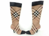 Burberry House Check Pattern Boots Size 37 Mk0726lcrmia