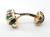Tiffany & Co. Schlumberger Olive Cuff Links In 18k Gold 15.2 Gram Fw008826llxzdu