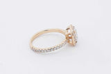 1.5cttw Diamond Ring In 14k Yellow Gold 2.6 Grams Size 5.25 Eb0226lcxzsa