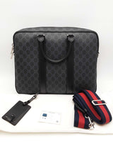 Gucci Gg Supreme Monogram Canvas Briefcase Eb0326ixzsa