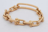 Tiffany & Co. 18k Yellow Gold Hardwear Link Bracelet 21 Grams 7 In Eb0826oexzsa