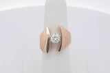 0.60ctw Diamond Ring In 14k Yellow Gold 9.1 Grams Size 5.75 Eb0725ezxsa