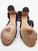 Jimmy Choo Margo Blue Denim Heel Size Eu 36.5 Do0226rxde