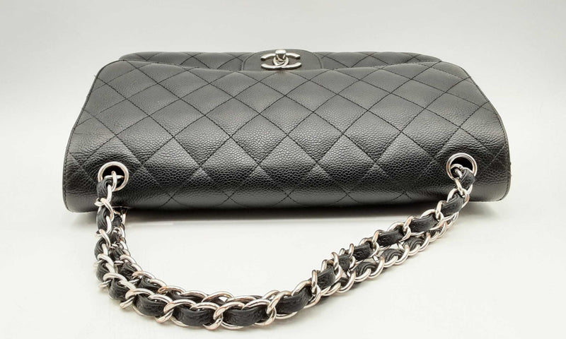 Chanel Quilted Caviar Classic Double Flap Hs0524oxzxsa