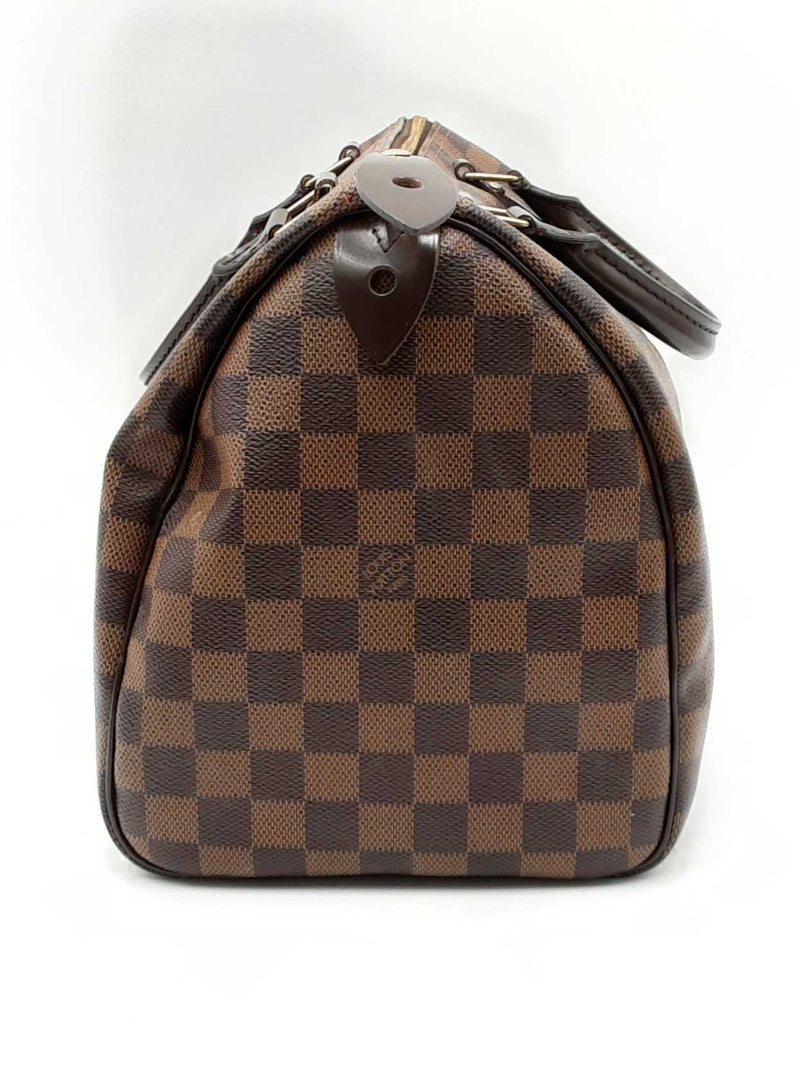 Louis Vuitton Damier Ebene Speedy Top Handle Bag Eb0424orxdu