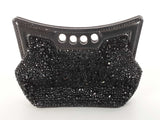 Alexander Mcqueen Micro The Peak Crystal Leather Clutch Bag Sd1225wzxde