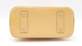 Louis Vuitton Alma Bb Beige Monogram Vernis Handbag Sd0626oezdu