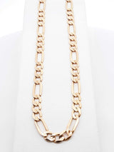 14k Yellow Gold Figaro Chain 26.7 Grams 26 Inch Fw0725erzdu