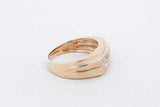 10k Yellow Gold Ring With A Diamond 5.7 Grams Size 8.5 Eb0826olxsa