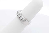 1.9cttw Diamond Ring In 14k White Gold 5.2 Grams Size 6 Eb0826crxdu