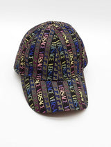 Versace Rainbow La Greca Monogram Baseball Cap Versace Size 60 Eb0526crde