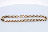 10k Franco Link Chain Bracelet 6.5 Grams 8 Inch Eb0526osxde