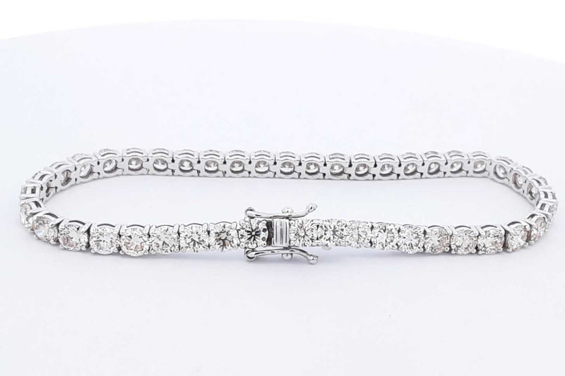 Approx. 12.32ctw Diamond Tennis Bracelet 14k White Gold 11.86g 7 In Eb0924ixxzsa