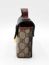 Gucci Padlock Bag In Gg Supreme Coated Canvas & Black Leather Fw0626orzdu