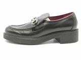 Gucci Cordovan Lux Horsebit Lug Loafers Black Aa1026lrzsa