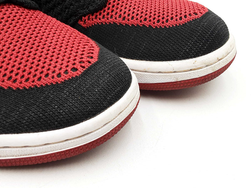 Nike Air Jordan 1 Retro Og Flyknit "Bred" Sneakers Size 9.5 Fw0225izdu