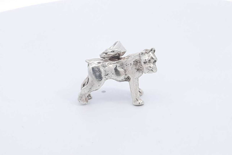 925 Sterling Silver Dog Pendant 9.5 Grams Eb1024rsa