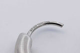 925 Sterling Silver Hoop Earrings 5.6 Grams Eb0125psa