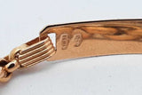 18k Yellow Gold Id Bracelet 3.8 Grams 5.75 Inch Eb0826wxsa