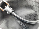 Gucci 339551 Gg Black Canvas Dome Satchel Shoulder Bag Do1225rxde