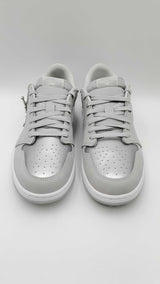 Nike Air Jordan Retro 1 Grey & Silver Low Top Sneakers Size 13 Fw1024lxzdu