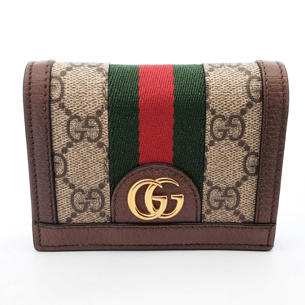 Gucci Gg Supreme Ophidia Card Case Wallet Sd0625lrzdu