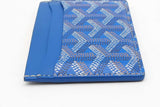 Goyard Blue Goyardine Saint Sulpice Card Case Wallet Eb0926oxzde