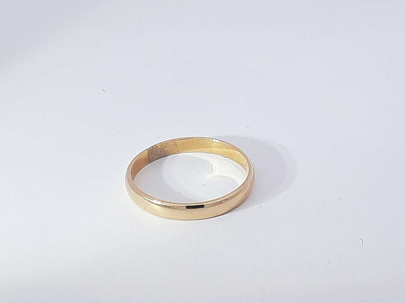 14k Yellow Gold 1.9 Grams Wedding Band Size 8 Aa0925ersa